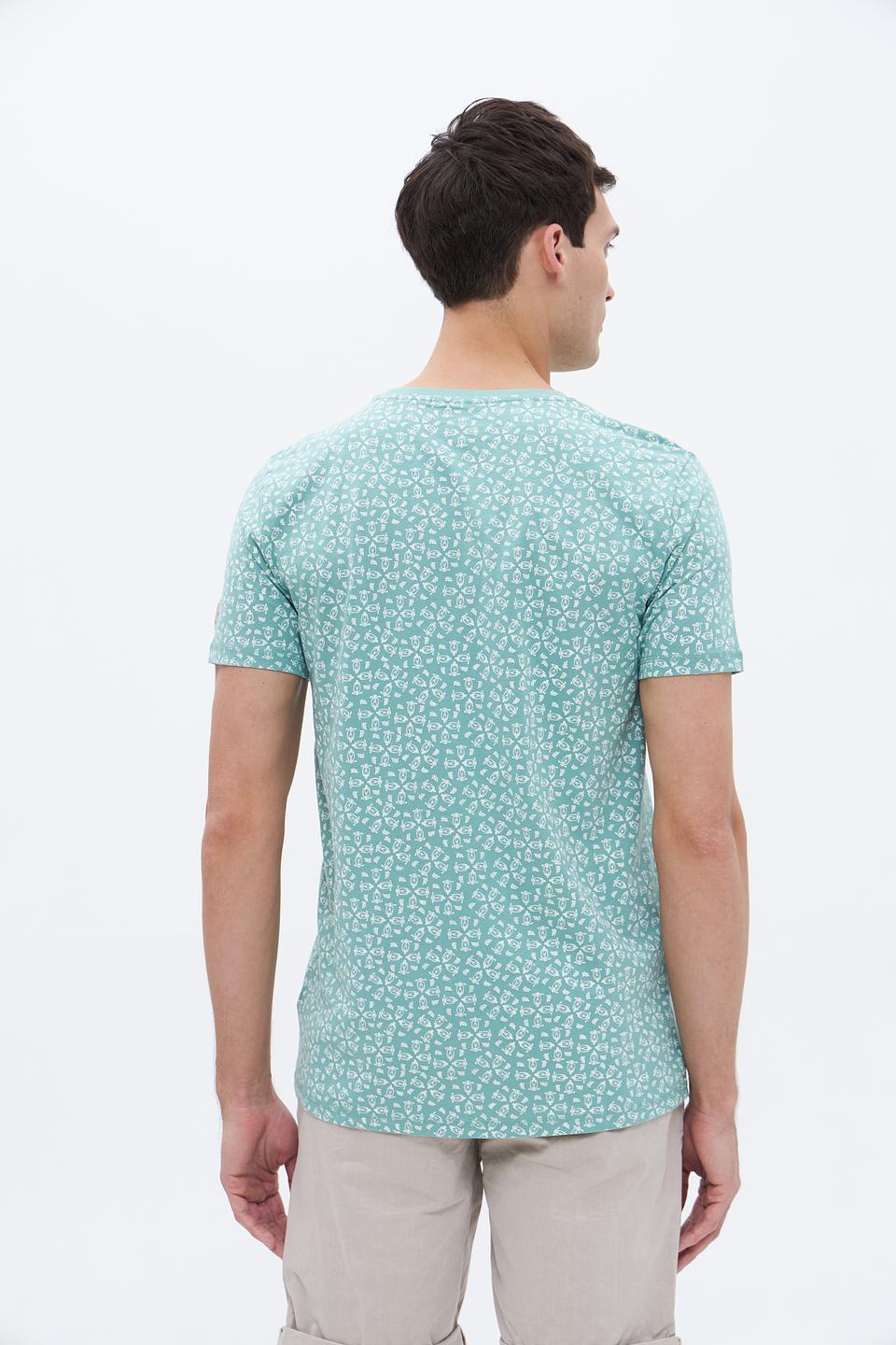 Футболка Time Zone с принтом мятный
