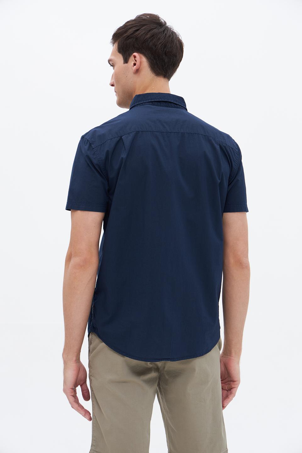 Рубашка кр Time Zone синяя