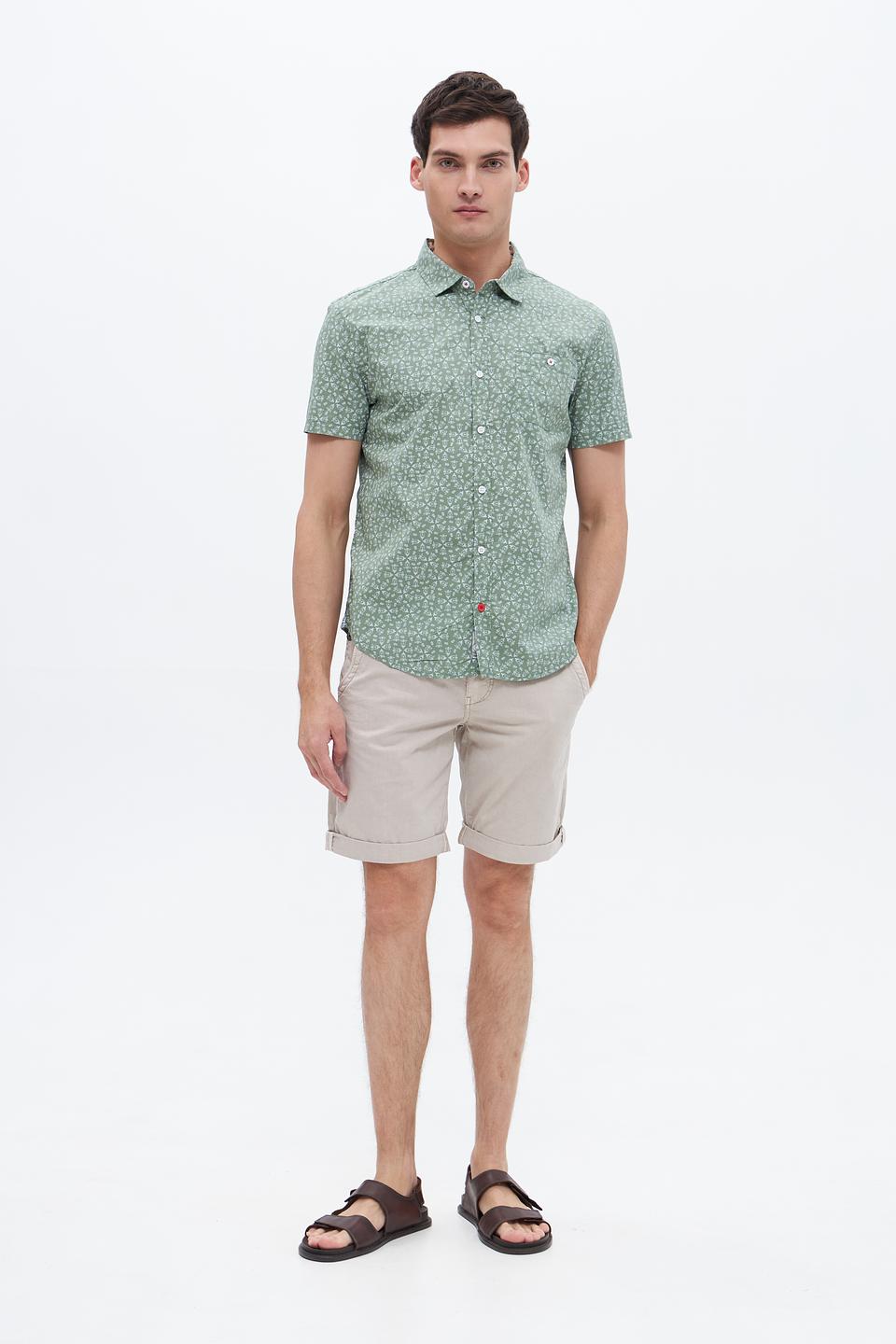 Рубашка кр Time Zone с принтом