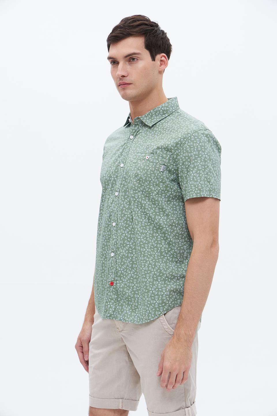 Рубашка кр Time Zone с принтом