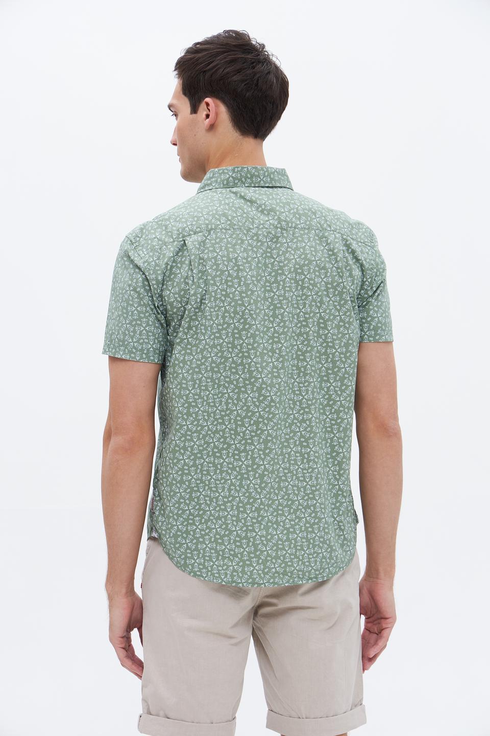 Рубашка кр Time Zone с принтом