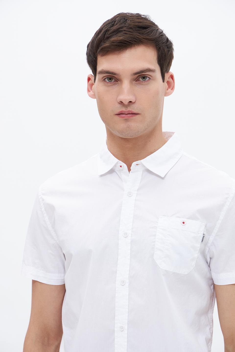 Рубашка кр Time Zone белая