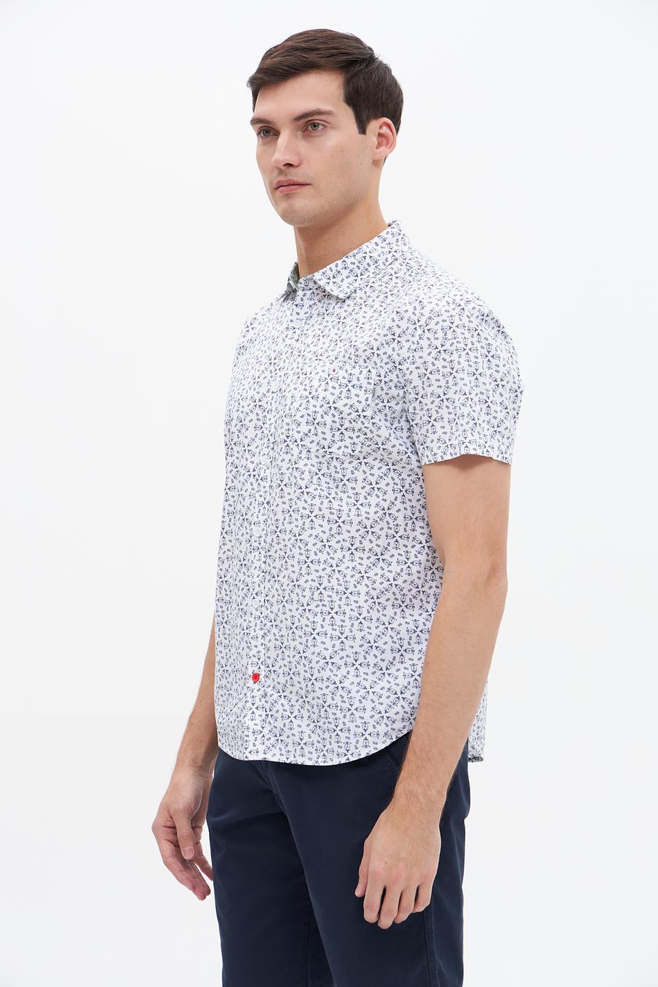 Рубашка кр Time Zone с принтом