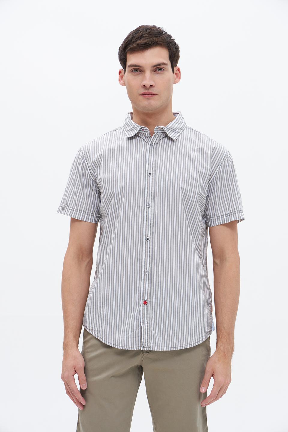 Рубашка кр Time Zone в полоску