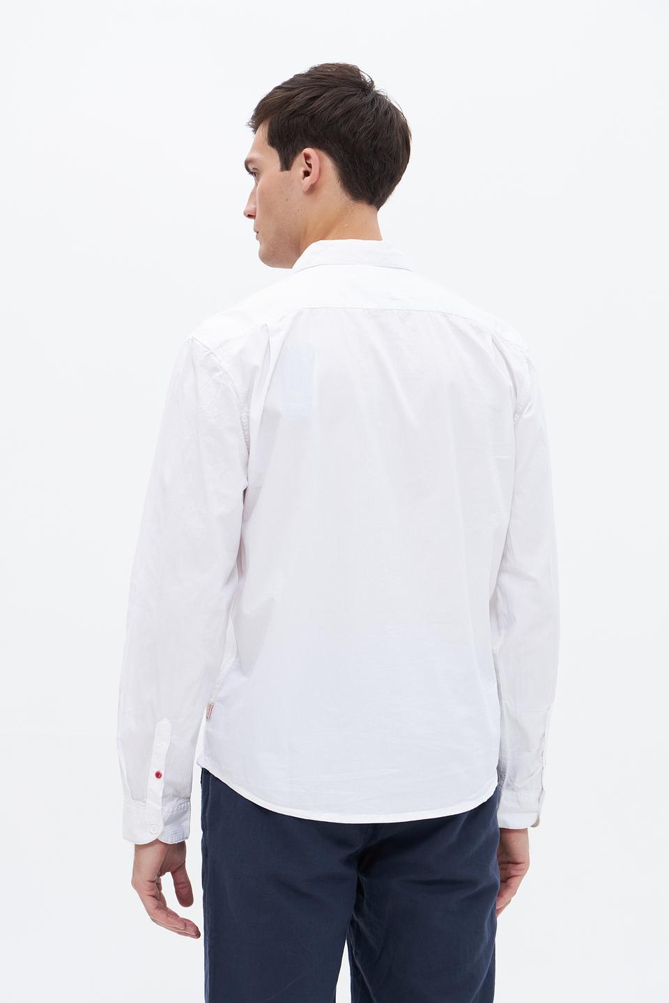 Рубашка Time Zone белая с длинным рукавом