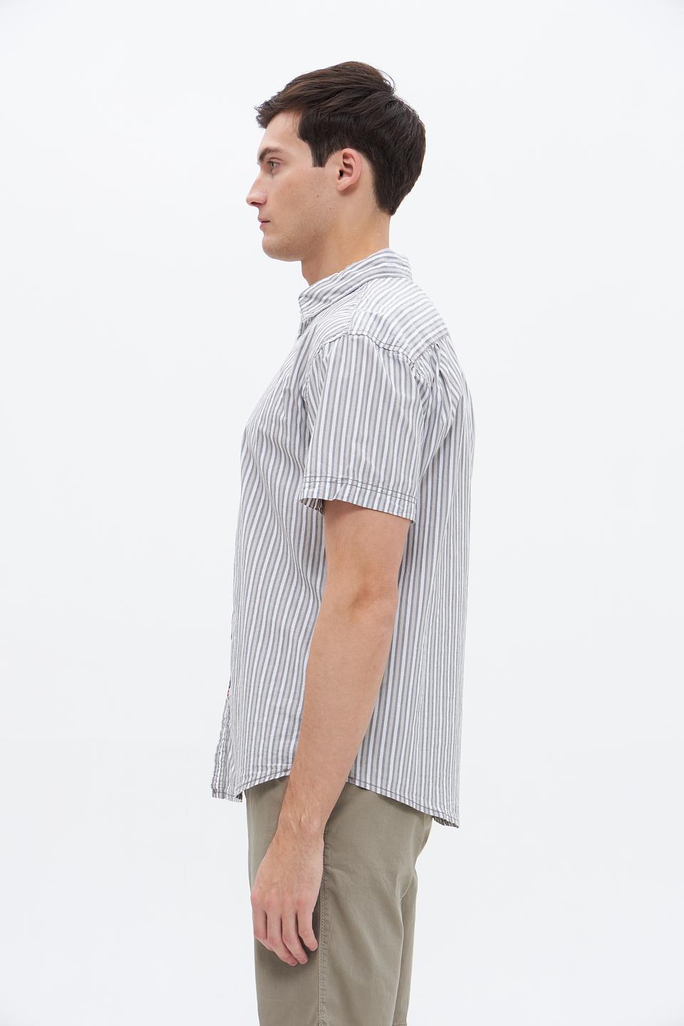 Рубашка кр Time Zone в полоску