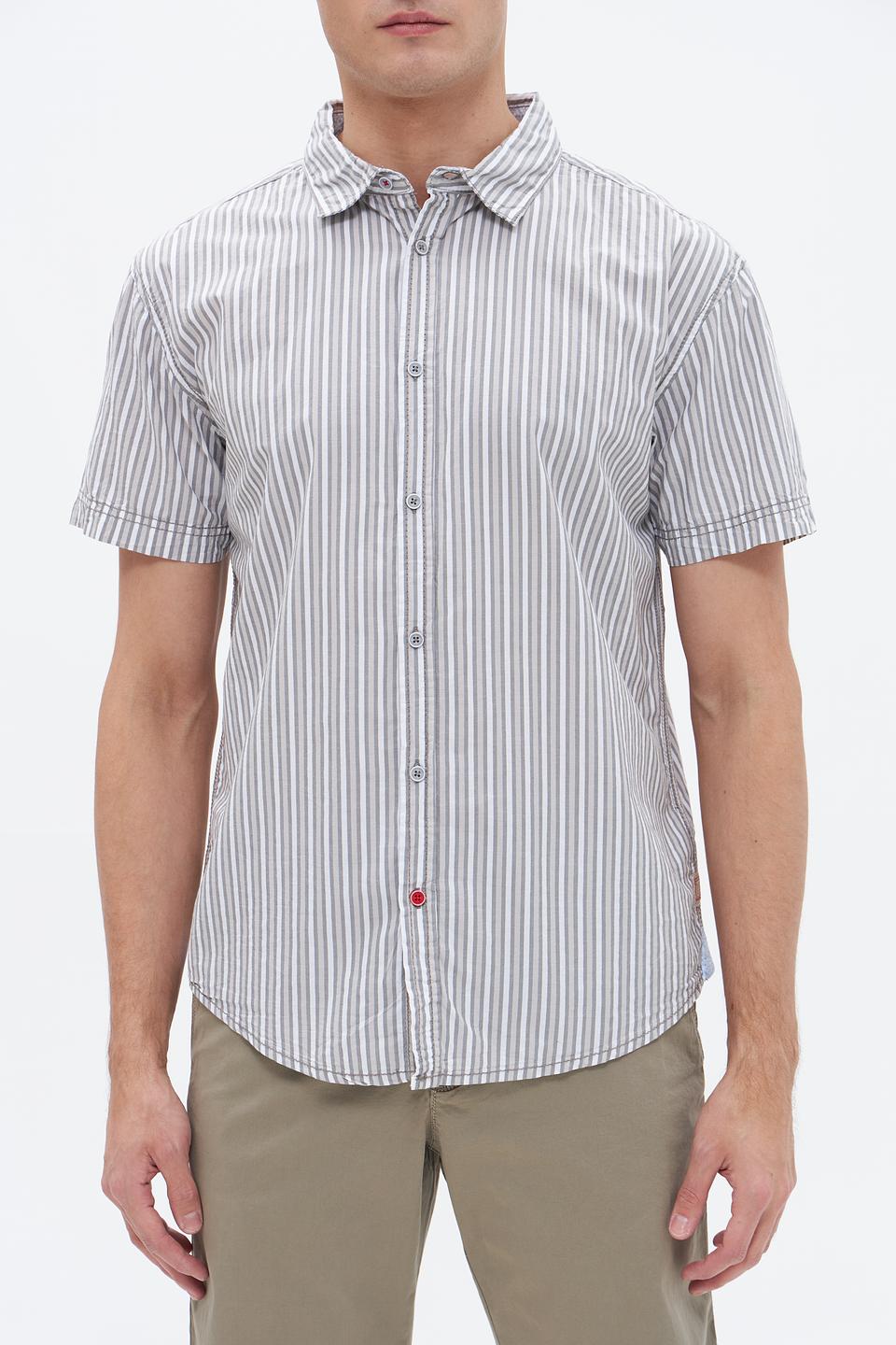 Рубашка кр Time Zone в полоску