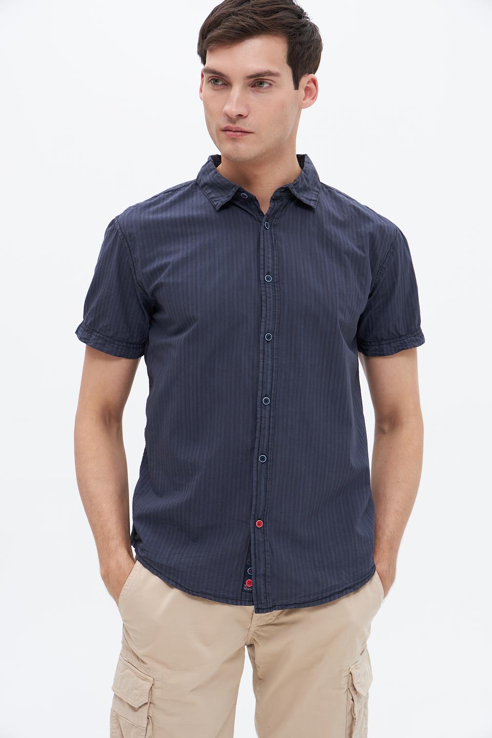 Рубашка кр Time Zone в полоску