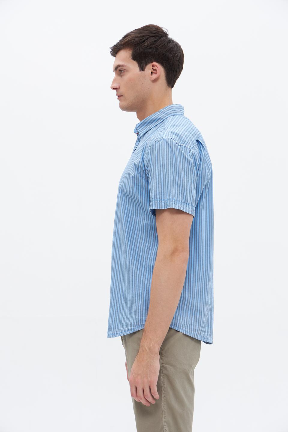 Рубашка кр Time Zone в полоску