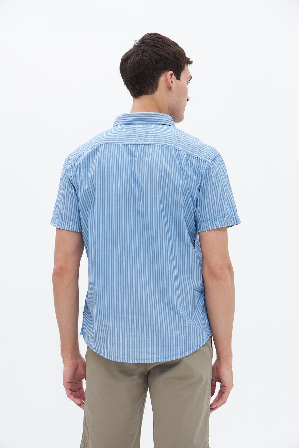 Рубашка кр Time Zone в полоску