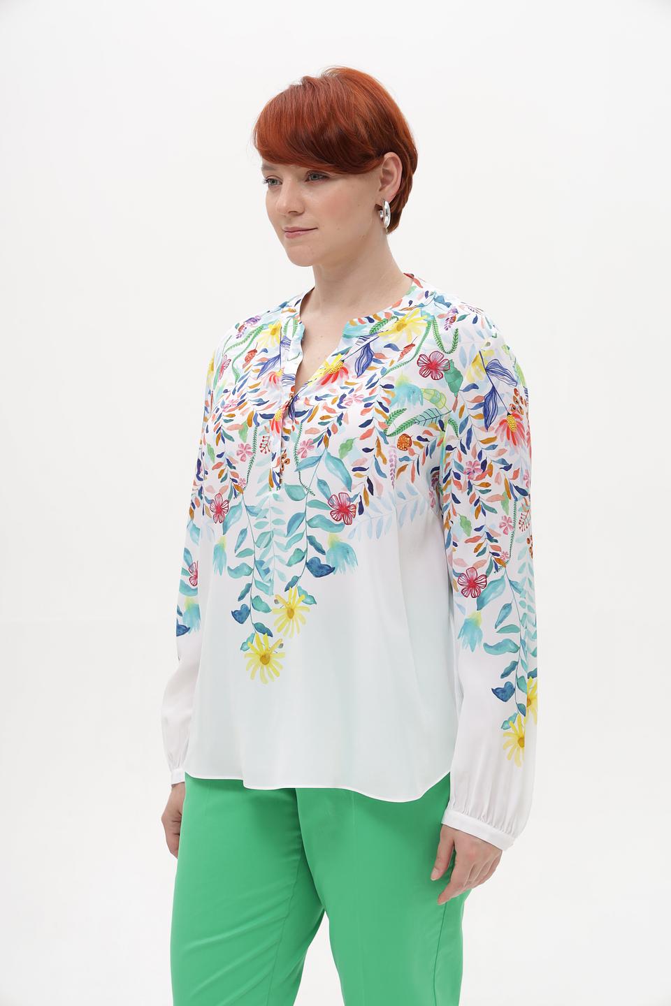Блузка Herzens Angelegenheit с цветочным принтом