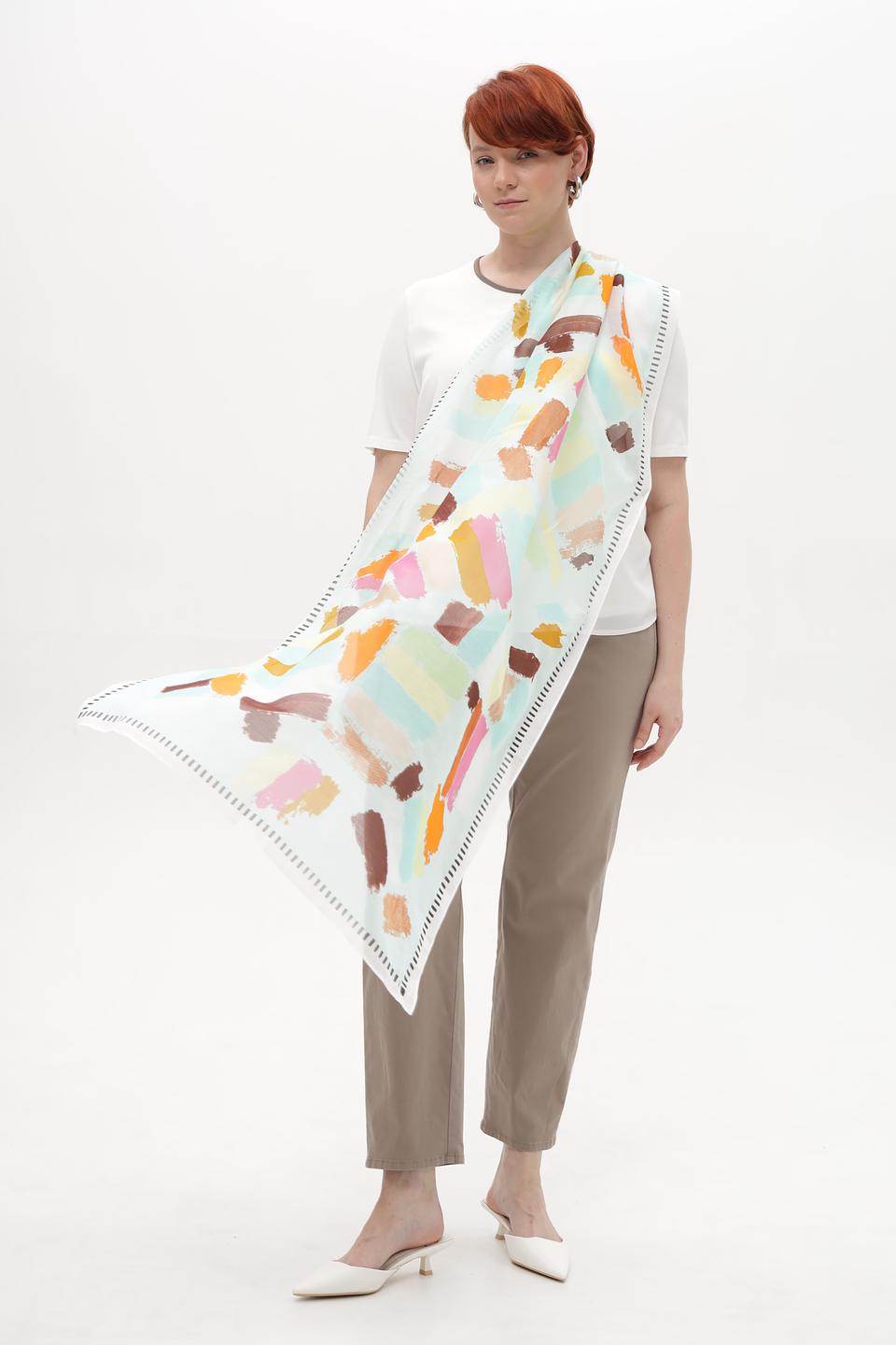 Шарф Fraas с абстрактным рисунком