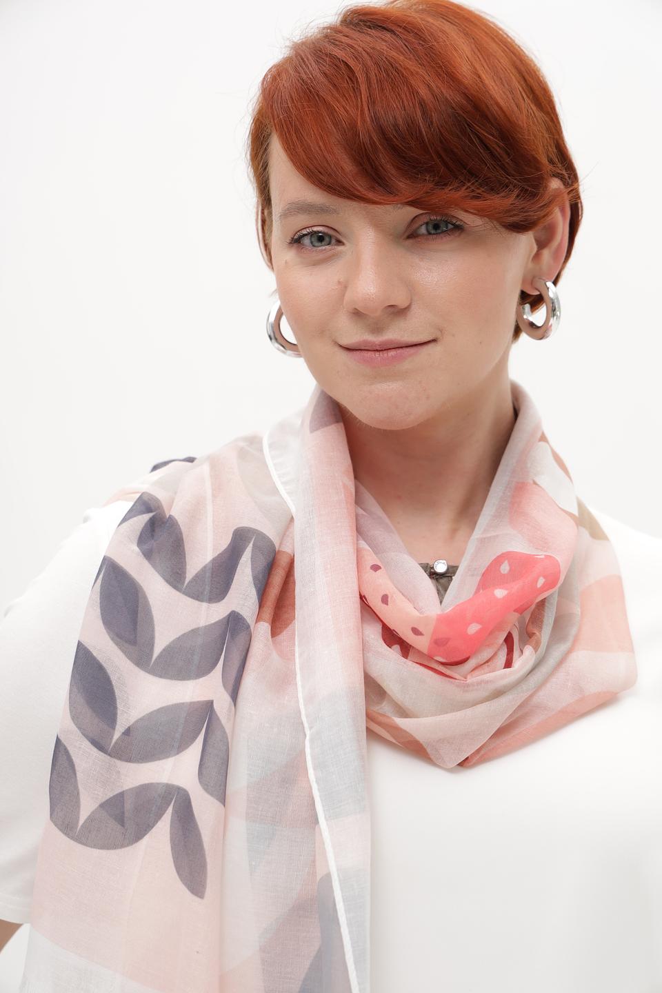 Шарф Fraas с цветочным принтом