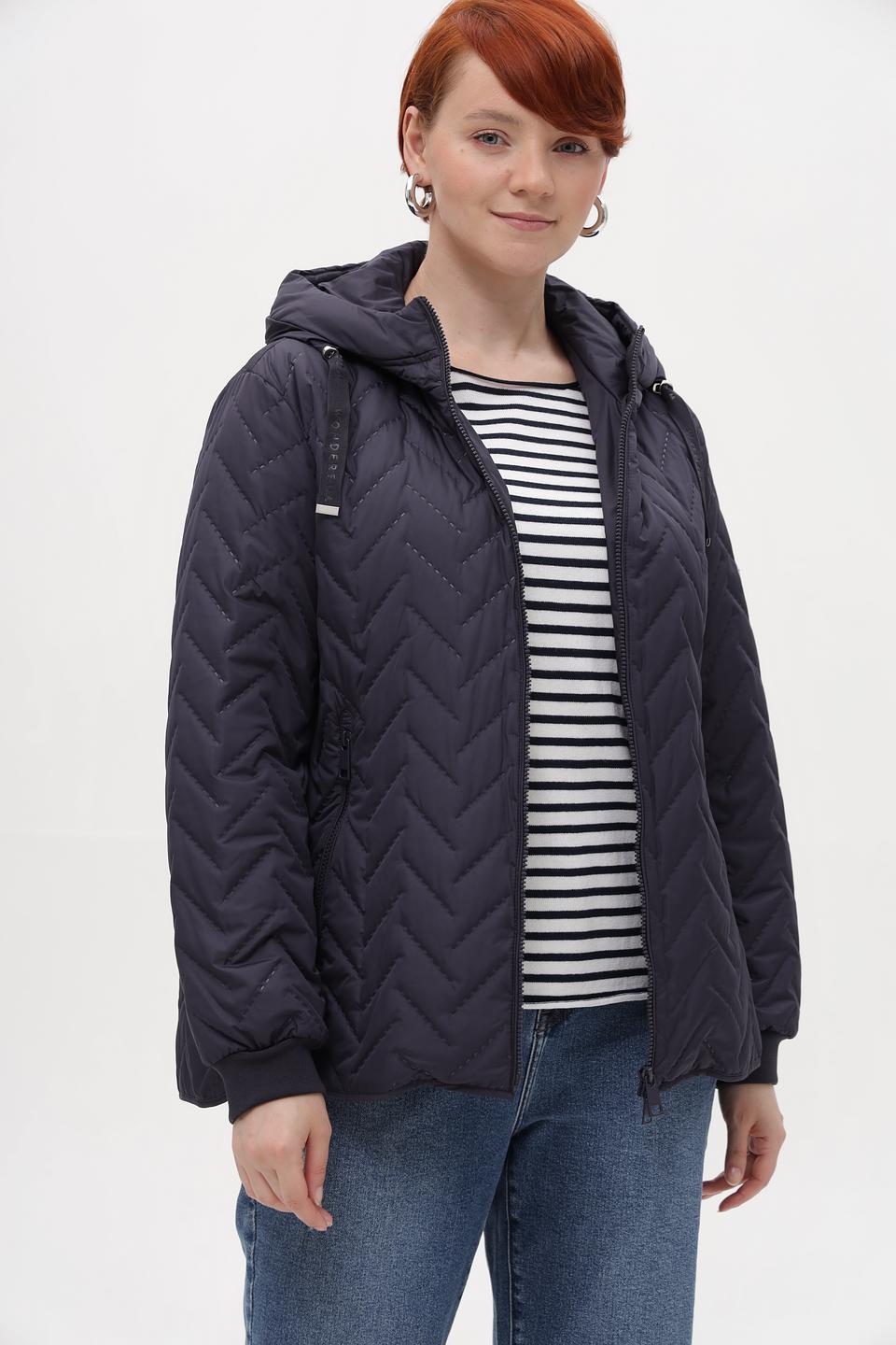 Куртка Lebek стеганая темно-синяя