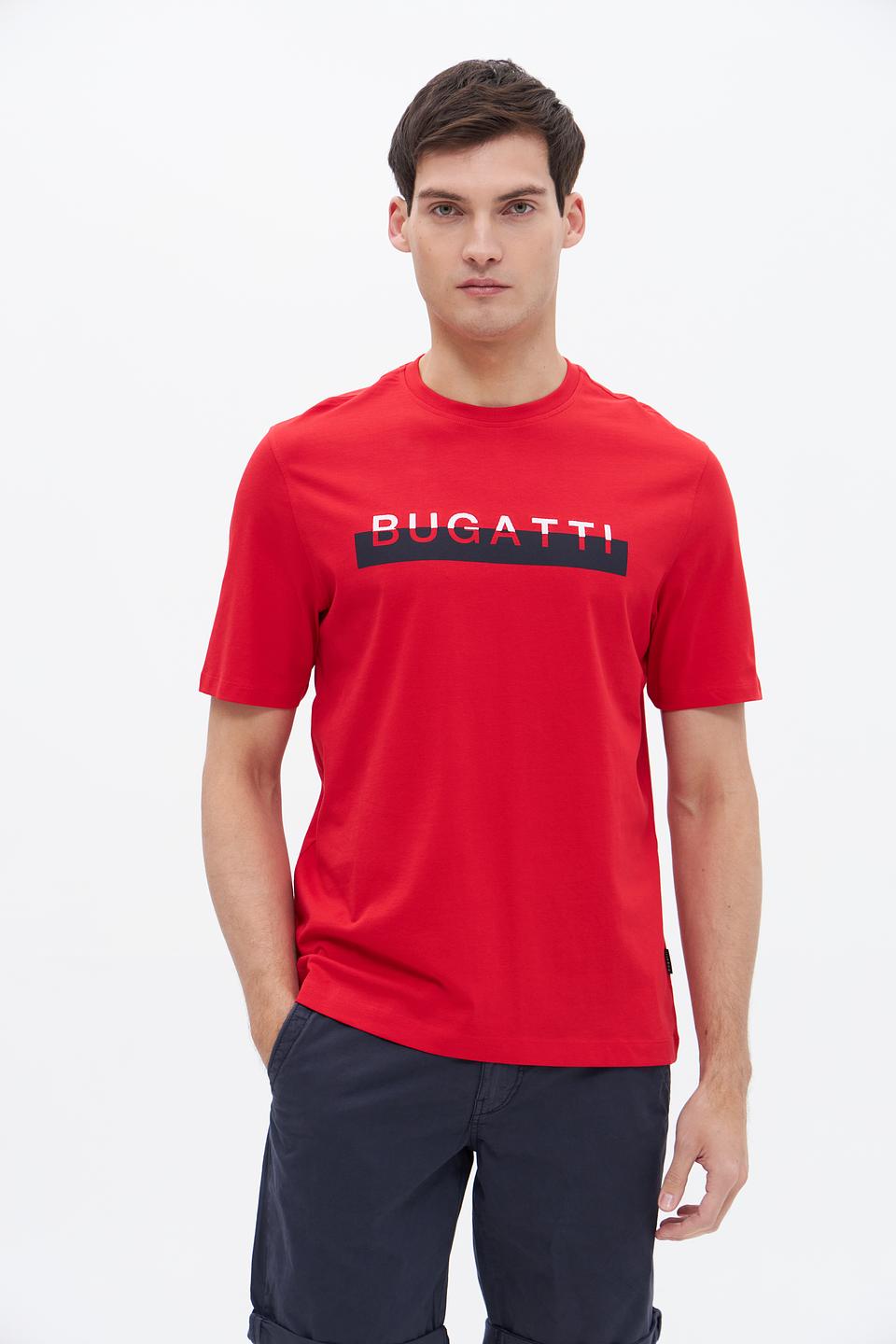 Футболка Bugatti красный логотип
