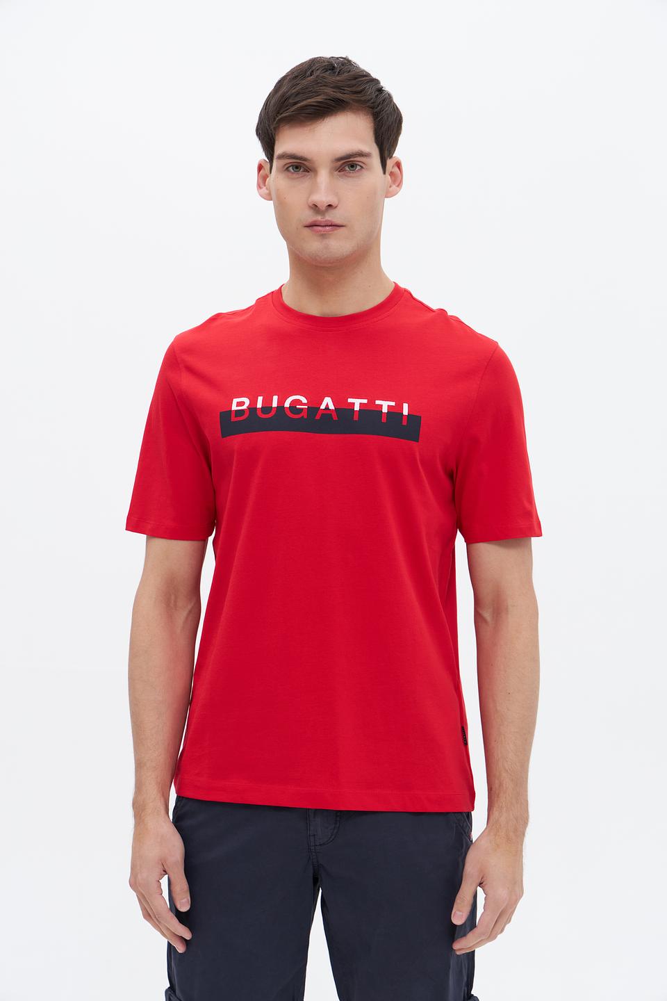 Футболка Bugatti красный логотип