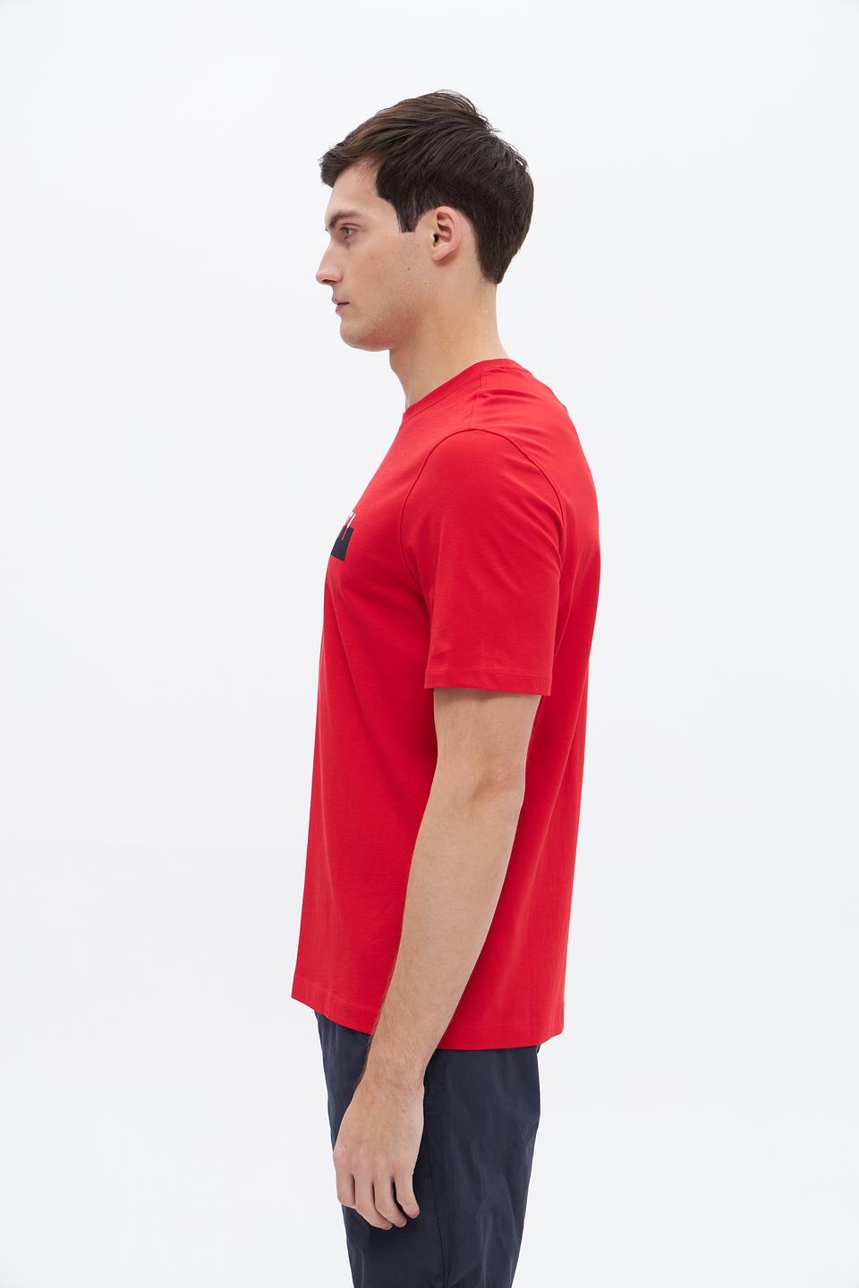 Футболка Bugatti красный логотип