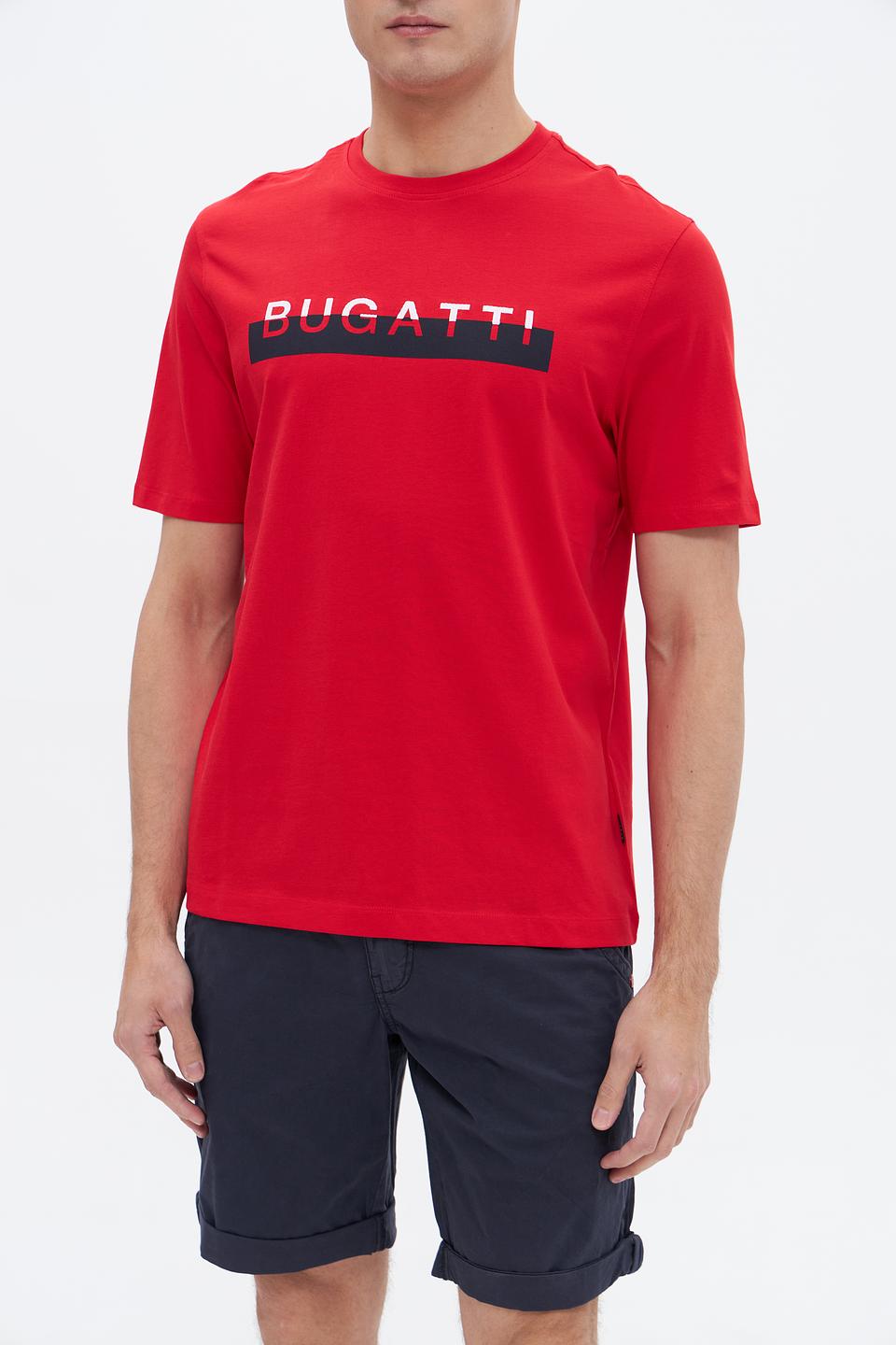 Футболка Bugatti красный логотип