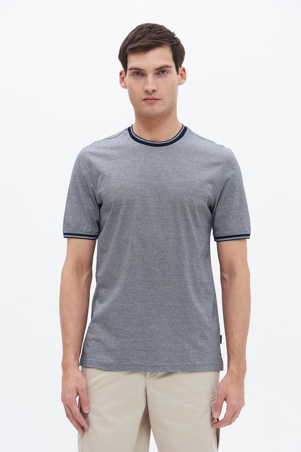 Футболка Bugatti с полоской серый