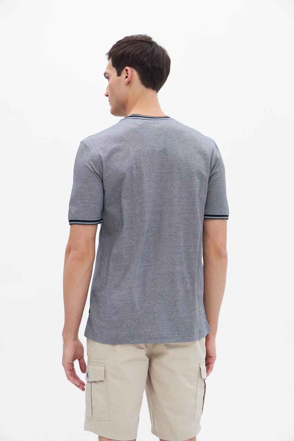 Футболка Bugatti с полоской серый