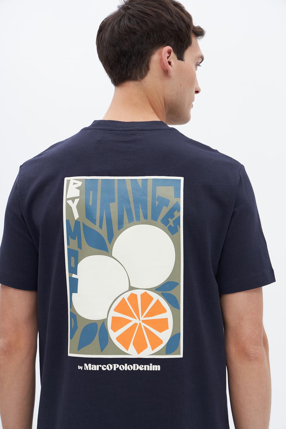 Футболка Marc O Polo DENIM синяя с принтом