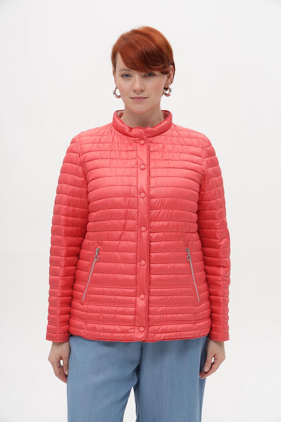 Куртка Lebek стеганая розовая
