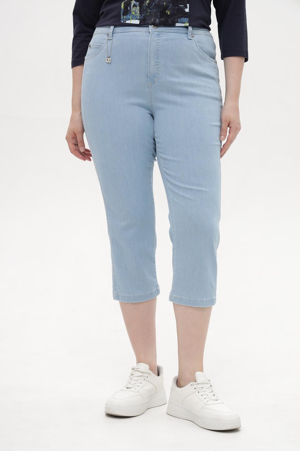 Капри Anna Montana светло-голубые