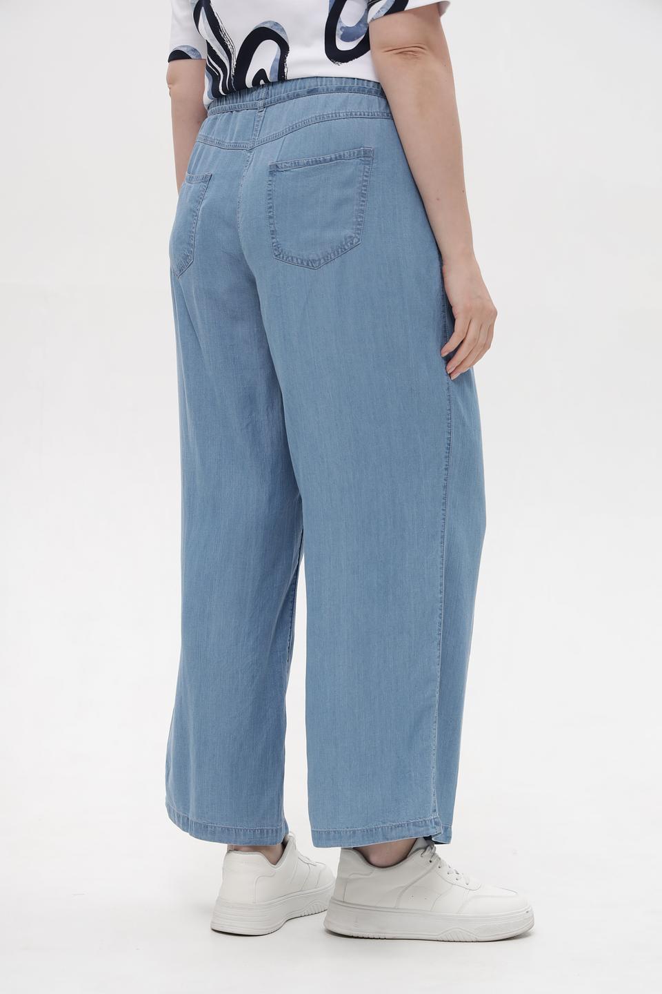 Джинсы Samoon палаццо голубые