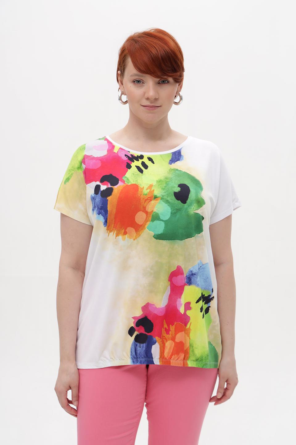 Футболка Samoon с цветочным принтом