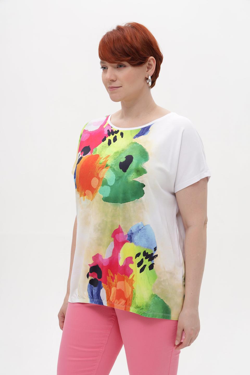 Футболка Samoon с цветочным принтом
