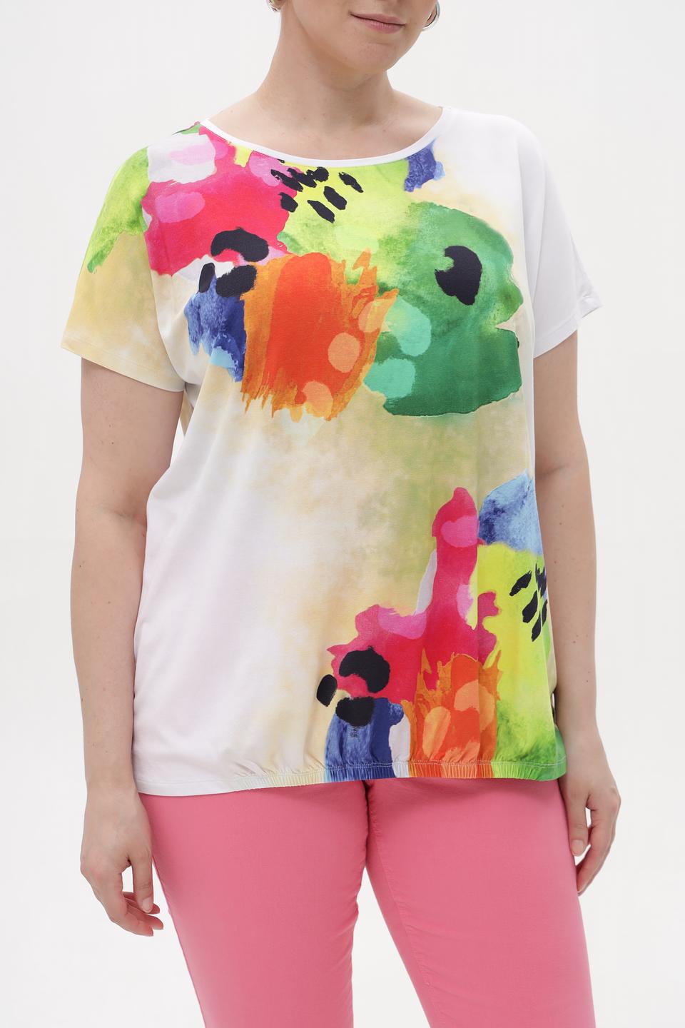 Футболка Samoon с цветочным принтом