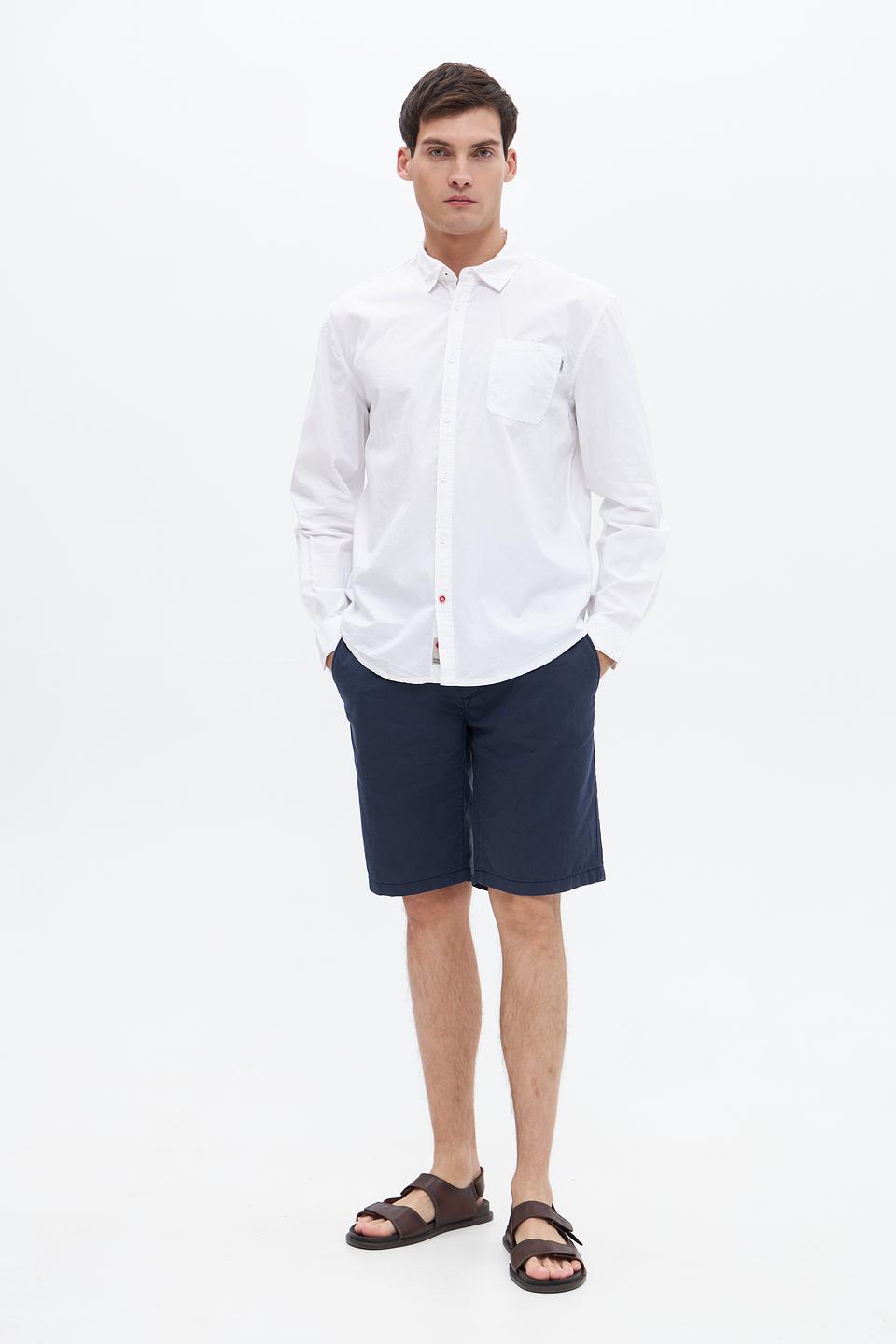 Шорты Hattric темно-синие с поясом