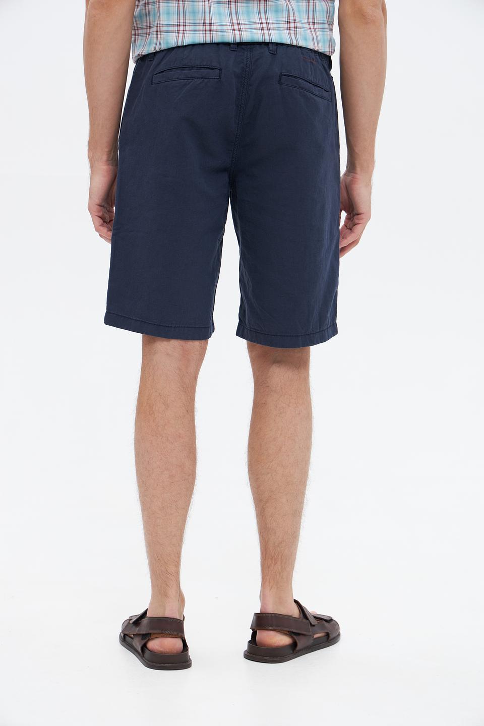 Шорты Hattric темно-синие с поясом