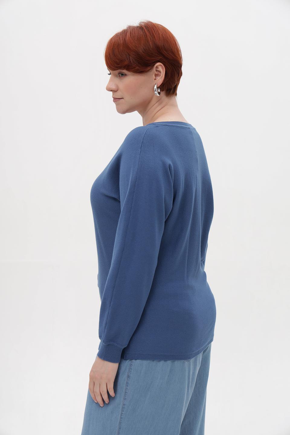 Пуловер Lebek женский голубой