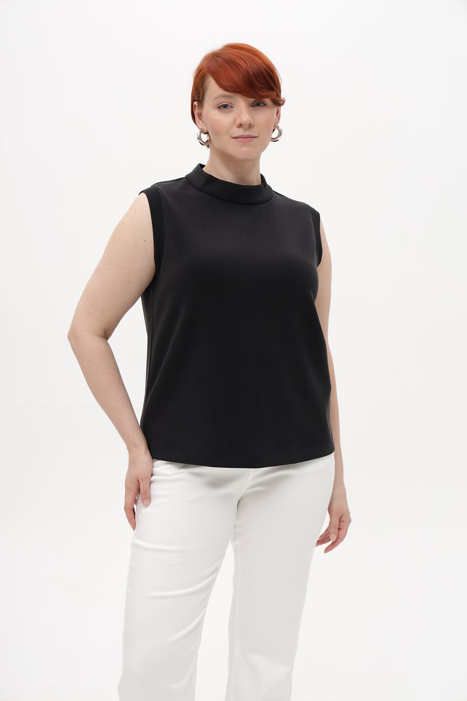 Топ Gerry Weber чёрный с горловиной