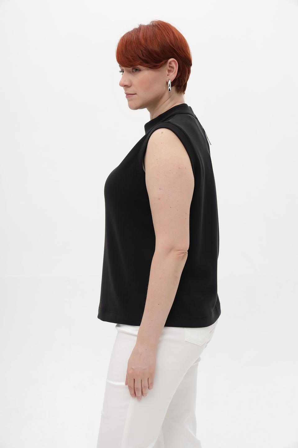 Топ Gerry Weber чёрный с горловиной