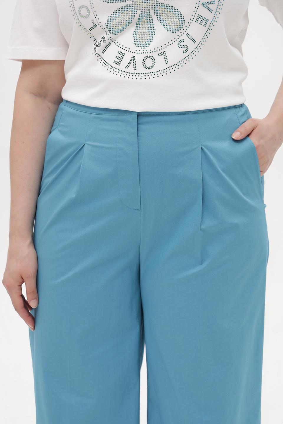 Брюки кюлоты Luisa Cerano голубые