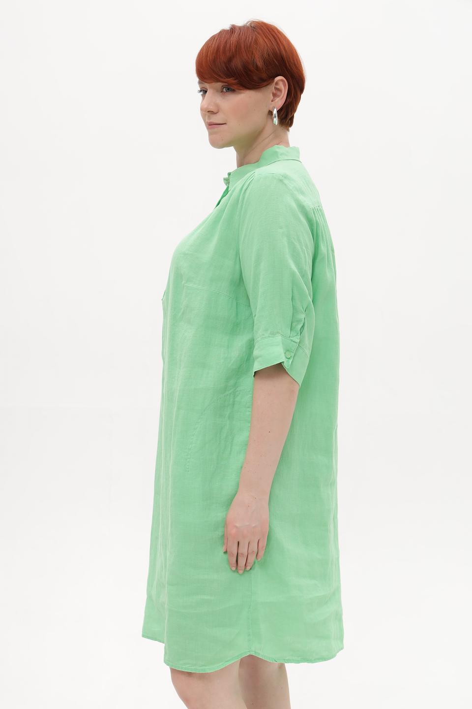 Платье льняное Lebek мятное