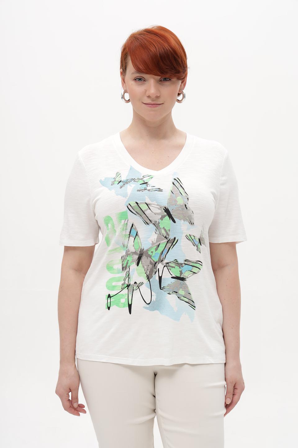 Футболка Barbara Lebek с принтом