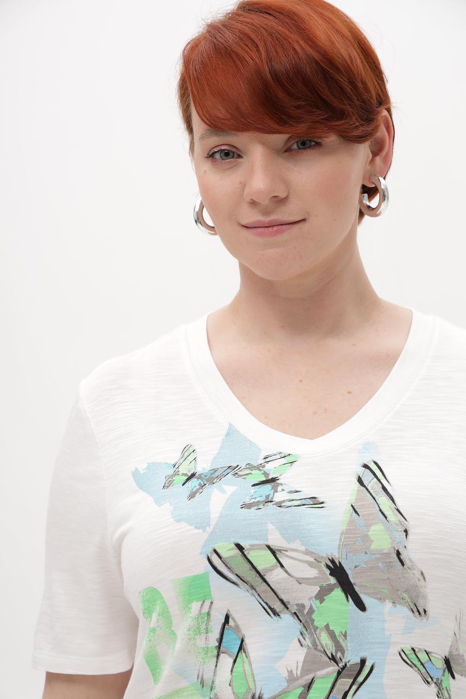 Футболка Barbara Lebek с принтом