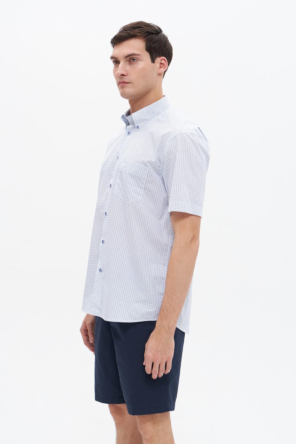 Рубашка кр Sea Barrier в горошек