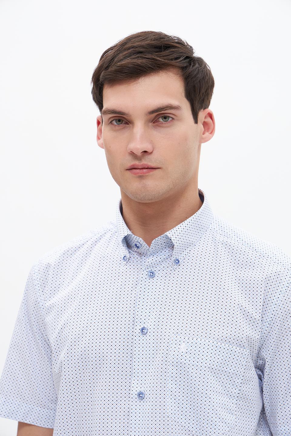 Рубашка кр Sea Barrier в горошек