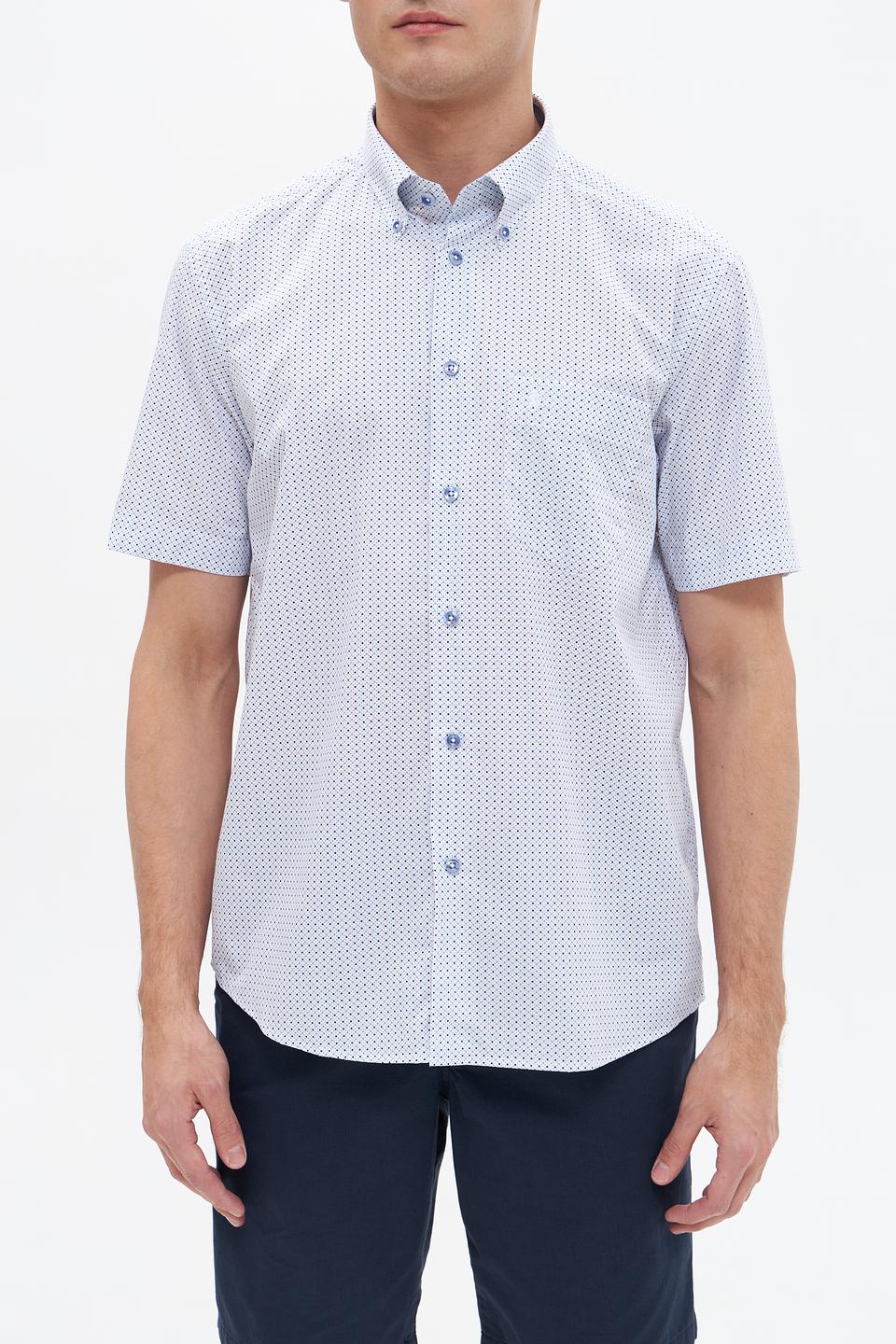 Рубашка кр Sea Barrier в горошек