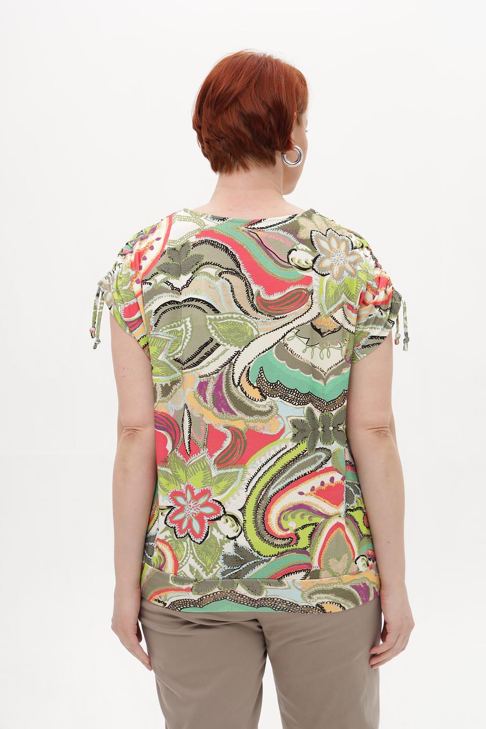 Блуза Bianca с цветочным принтом