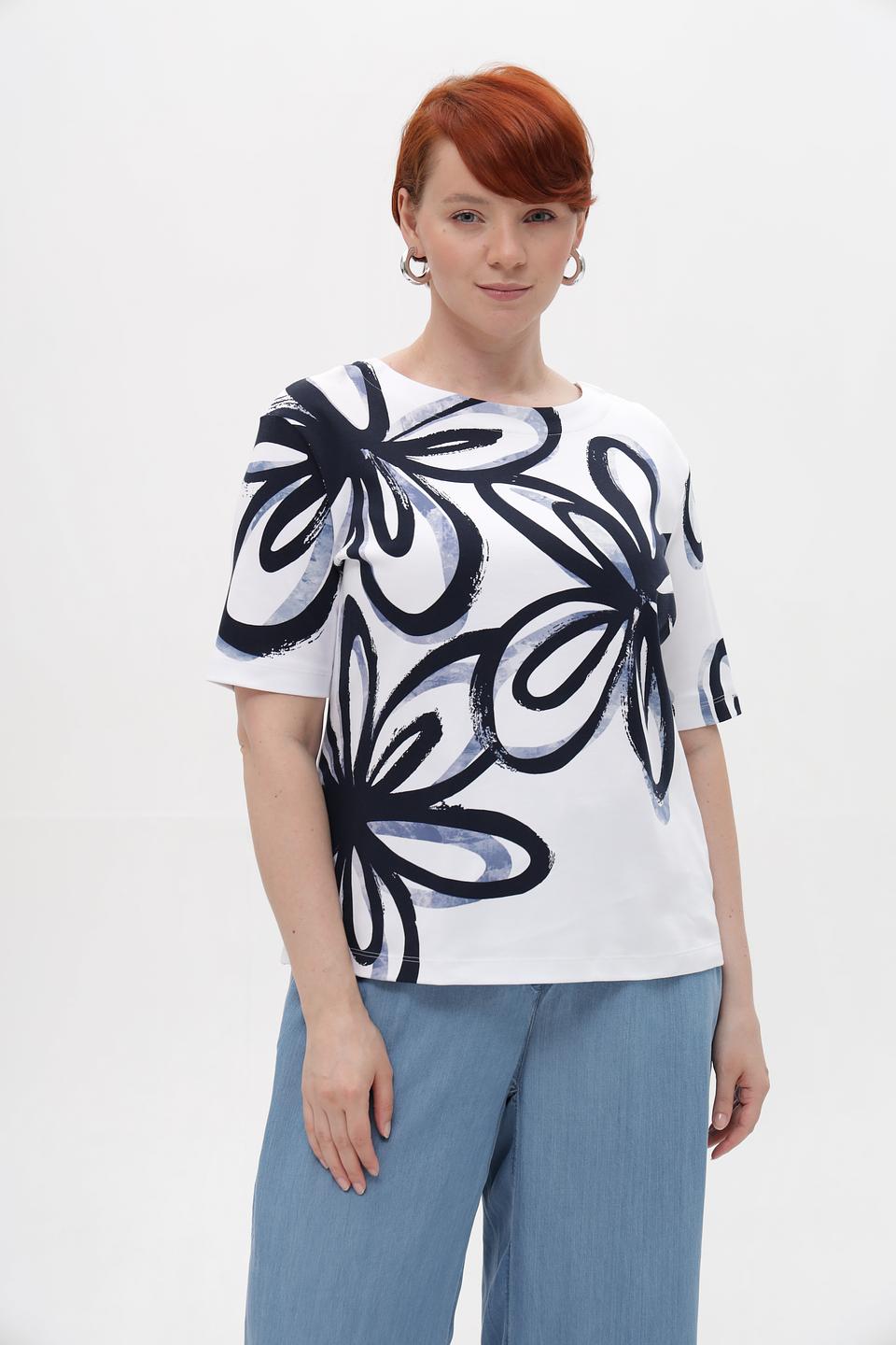 Футболка Rabe collection с цветами