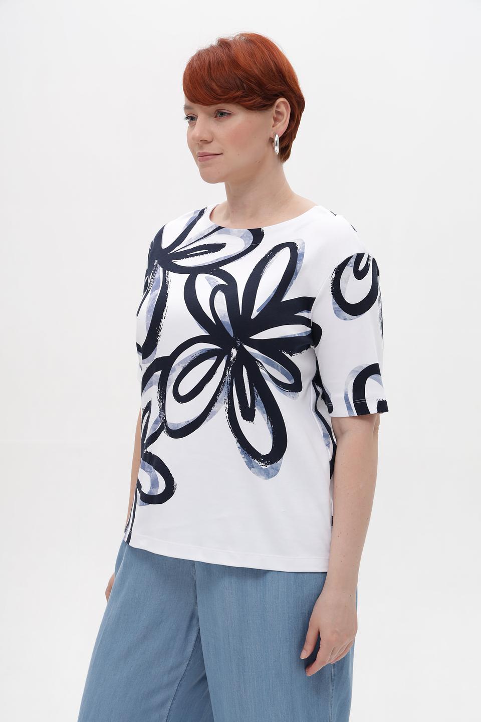 Футболка Rabe collection с цветами