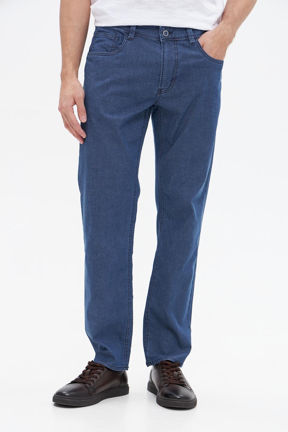 Джинсы Hattric классического кроя синие