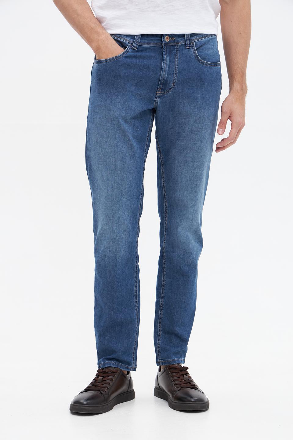 Джинсы Hattric синие slim fit