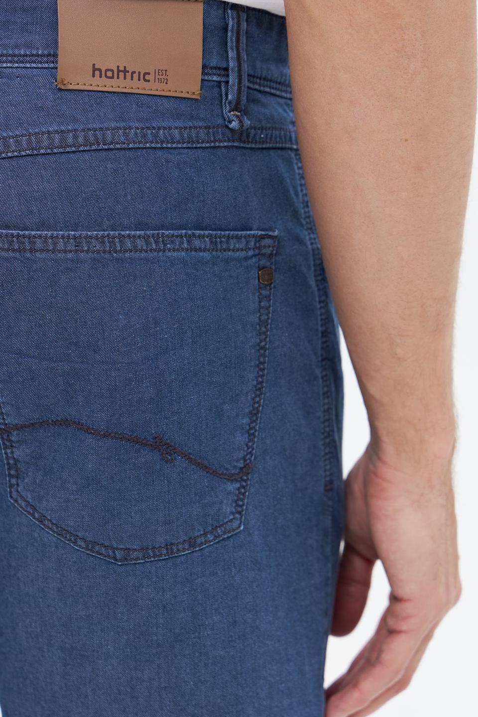Джинсы Hattric классического кроя синие