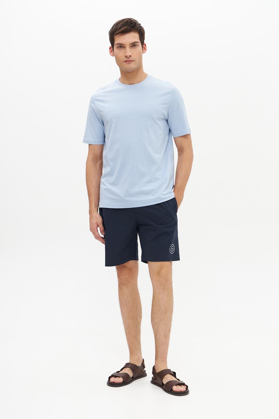 Плавки Tom Tailor синие с логотипом